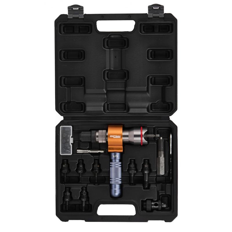 eGOSPODARi.ro % Trusa de niturire cu piulite filetate (3 in 1) KRAFT Profi K5470, 2.4-6.4mm si M3-M12