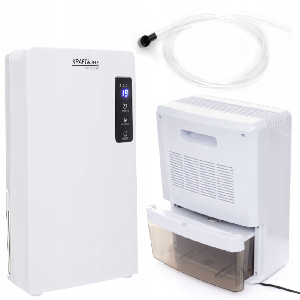 eGOSPODARi.ro Aparat Dezumidificare Aer, Ecran LED, alimentare 220V, 90W, rezervor colectare 2200ml, KRAFT Profi K10587, Poza1