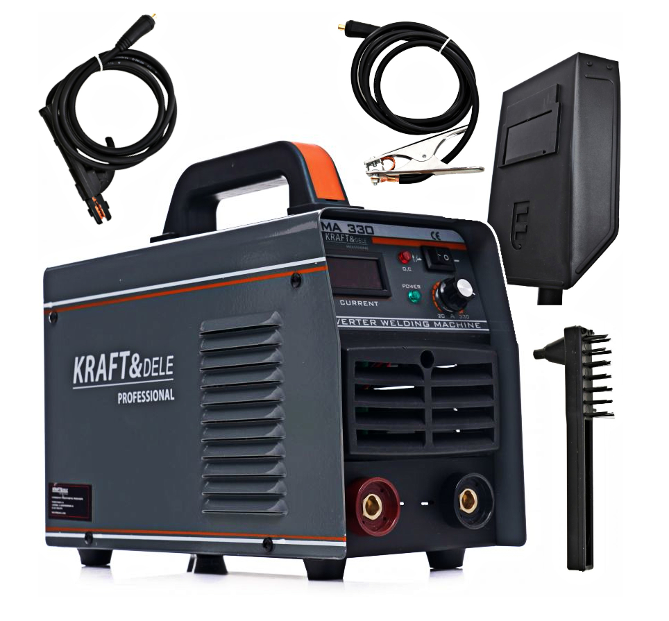 eGOSPODARi.ro Aparat Sudura MMA-330A cu Electrod, Negru, Accesorii Incluse, KRAFT Profi K1828, Poza16