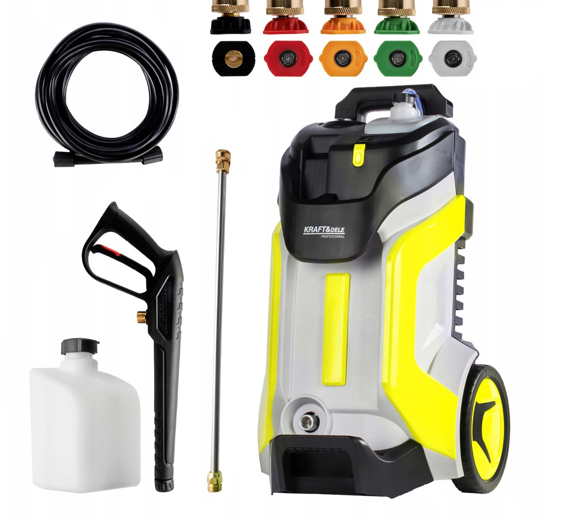 eGOSPODARi.ro Aparat de spalat cu presiune, 2100W, 6L/min, Accesorii incluse, KRAFT Profi K496, Poza1