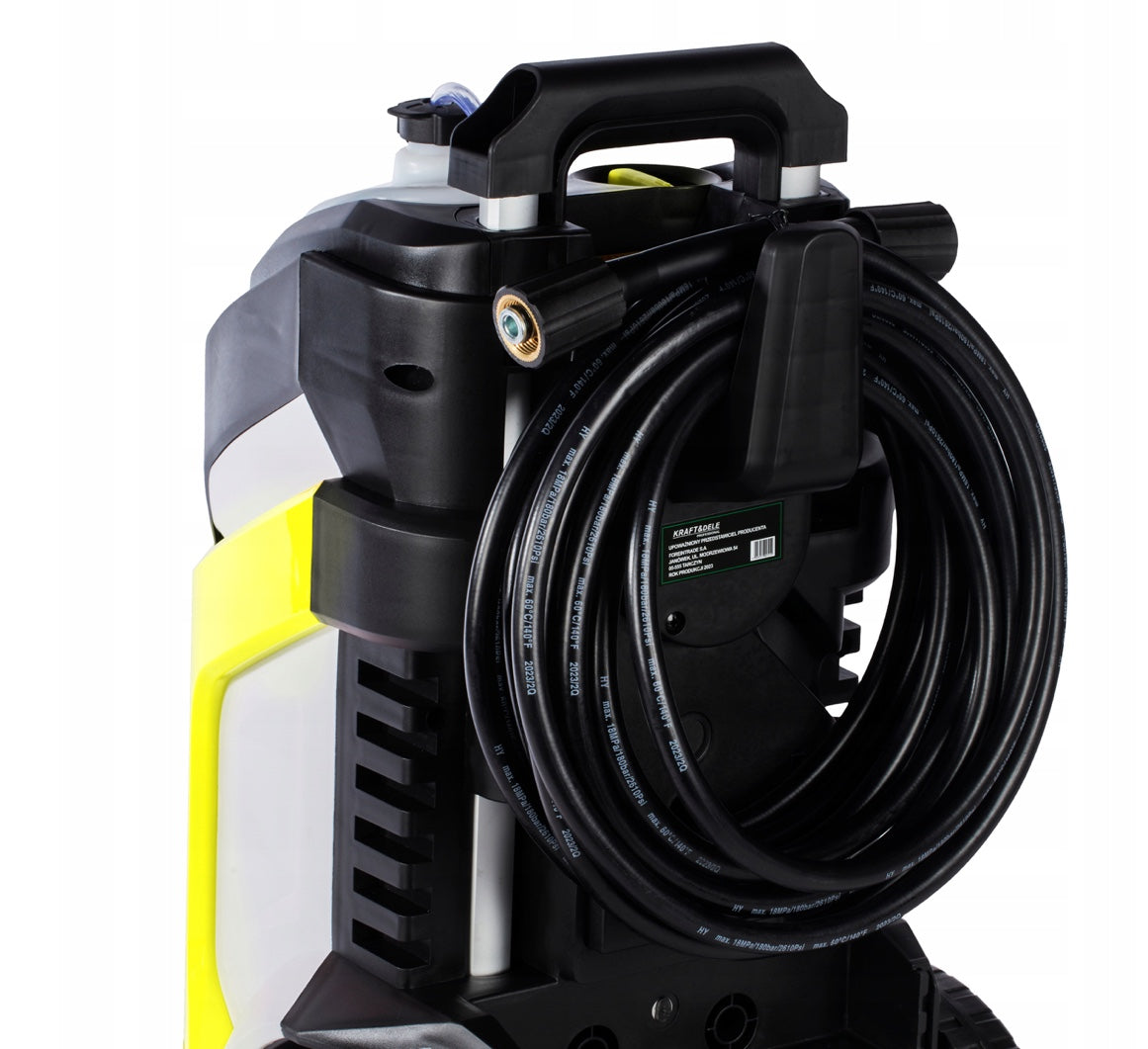 eGOSPODARi.ro Aparat de spalat cu presiune, 2100W, 6L/min, Accesorii incluse, KRAFT Profi K496, Poza5