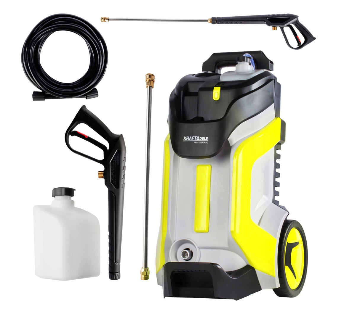 eGOSPODARi.ro Aparat de spalat cu presiune, 2100W, 6L/min, Accesorii incluse, KRAFT Profi K496, Poza11