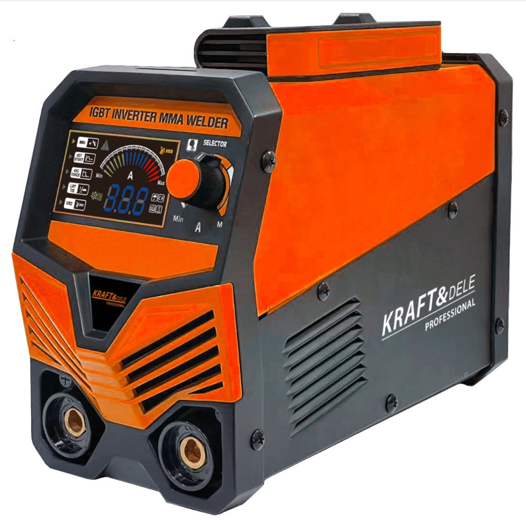 eGOSPODARi.ro Aparat de sudura 330A, Ecran LCD, MMA-Electrod, Tehnologie IGBT, Accesorii incluse, KRAFT Profi K1878, Poza4
