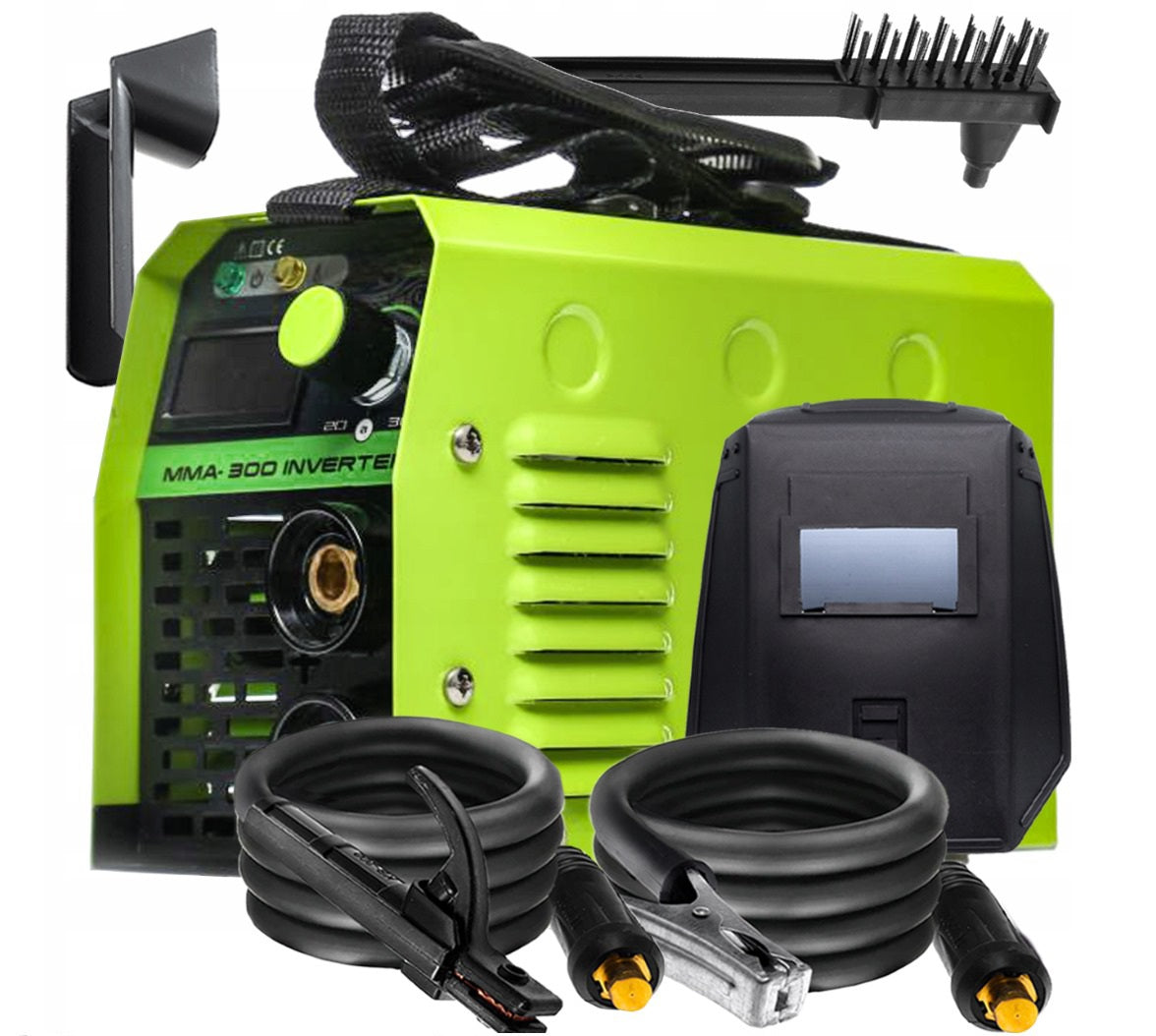 Aparat sudura 300A-MMA, KRAFTMEN, Afisaj LCD, Accesorii incluse