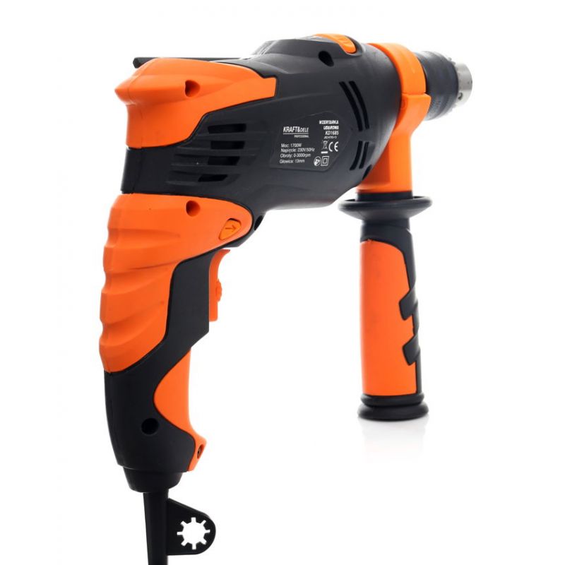 eGOSPODARi.ro Bormasina cu percutie 1700W, 3000RPM, mandrina pana la 13mm, KRAFT Profi K1685, Poza8