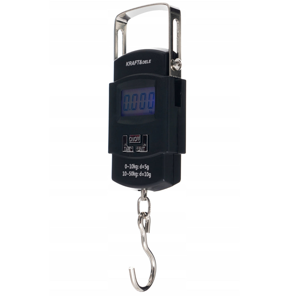 eGOSPODARi.ro Cantar de mana electronic cu carlig, Ecran LCD, max. 50Kg, KRAFT Profi K11413, Poza2
