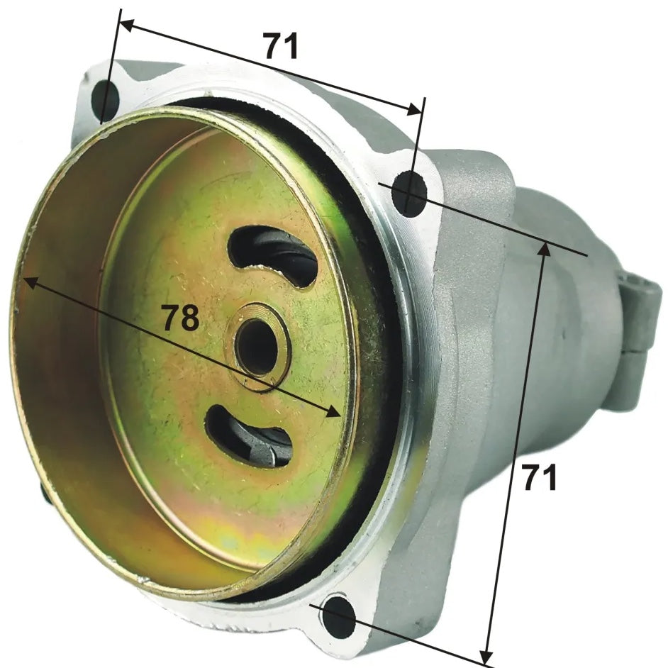 eGOSPODARi.ro % Carcasa ambreiaj motocoasa pentru tija 28mm cu 9 Caneluri, Universal