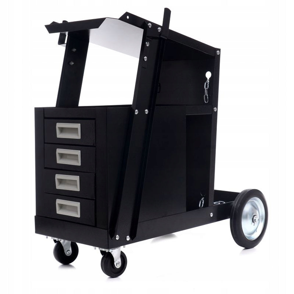 eGOSPODARi.ro Carucior pentru aparate de sudura, rafturi scule incluse, max. 75kg, KRAFT Profi K374, Poza1