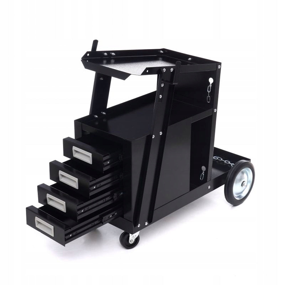 eGOSPODARi.ro Carucior pentru aparate de sudura, rafturi scule incluse, max. 75kg, KRAFT Profi K374, Poza11