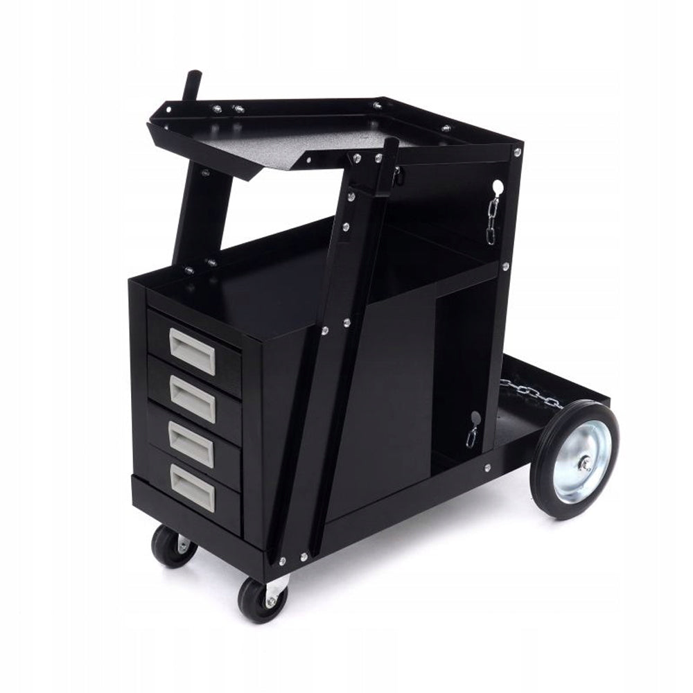 eGOSPODARi.ro Carucior pentru aparate de sudura, rafturi scule incluse, max. 75kg, KRAFT Profi K374, Poza10