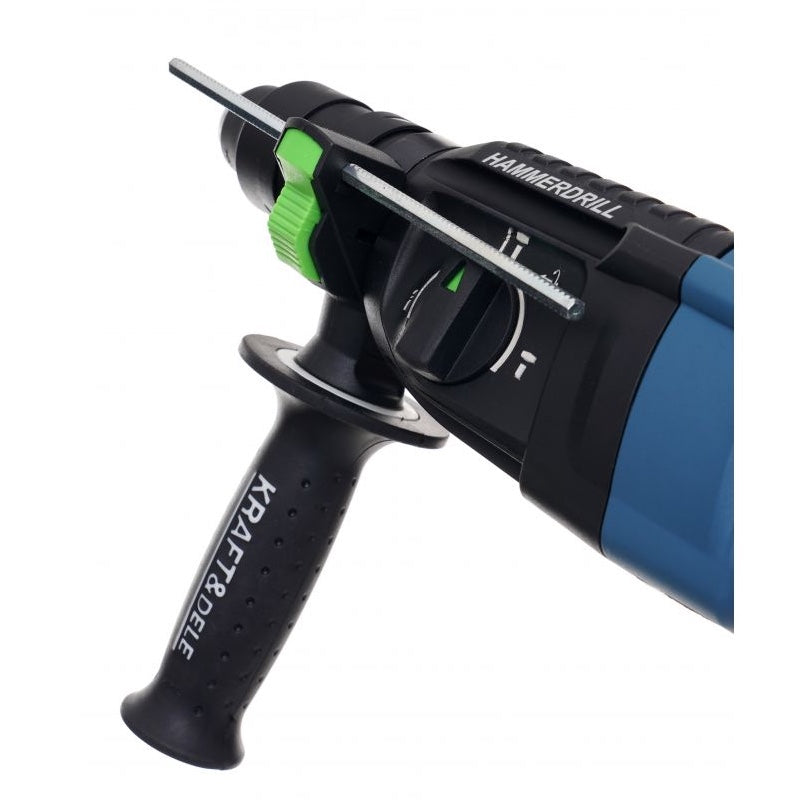 eGOSPODARi.ro Ciocan rotopercutor cu doua mandrine (SDS si SDS+), 2650W, iluminare LED, KRAFT Profi K3075, Poza7