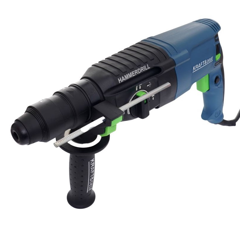 eGOSPODARi.ro Ciocan rotopercutor cu doua mandrine (SDS si SDS+), 2650W, iluminare LED, KRAFT Profi K3075, Poza5
