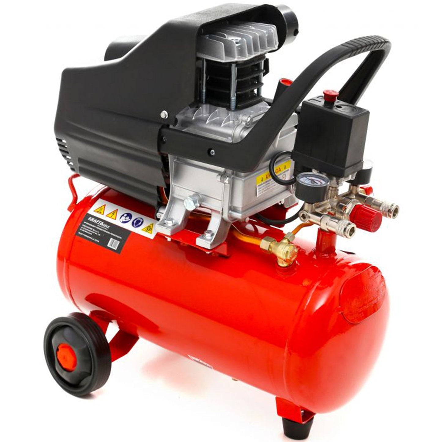 eGOSPODARi.ro Compresor aer 24L profesional, pana la 8Bar, 205/min, KRAFT Profi K400, Poza10