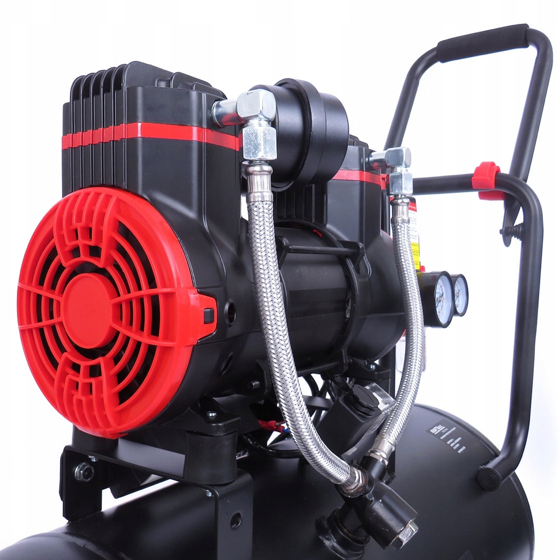 eGOSPODARi.ro Compresor aer fara ulei 24L, motor 1300W, pana la 8Bar si 220L/min, silentios, KRAFT Profi K1390, Poza8