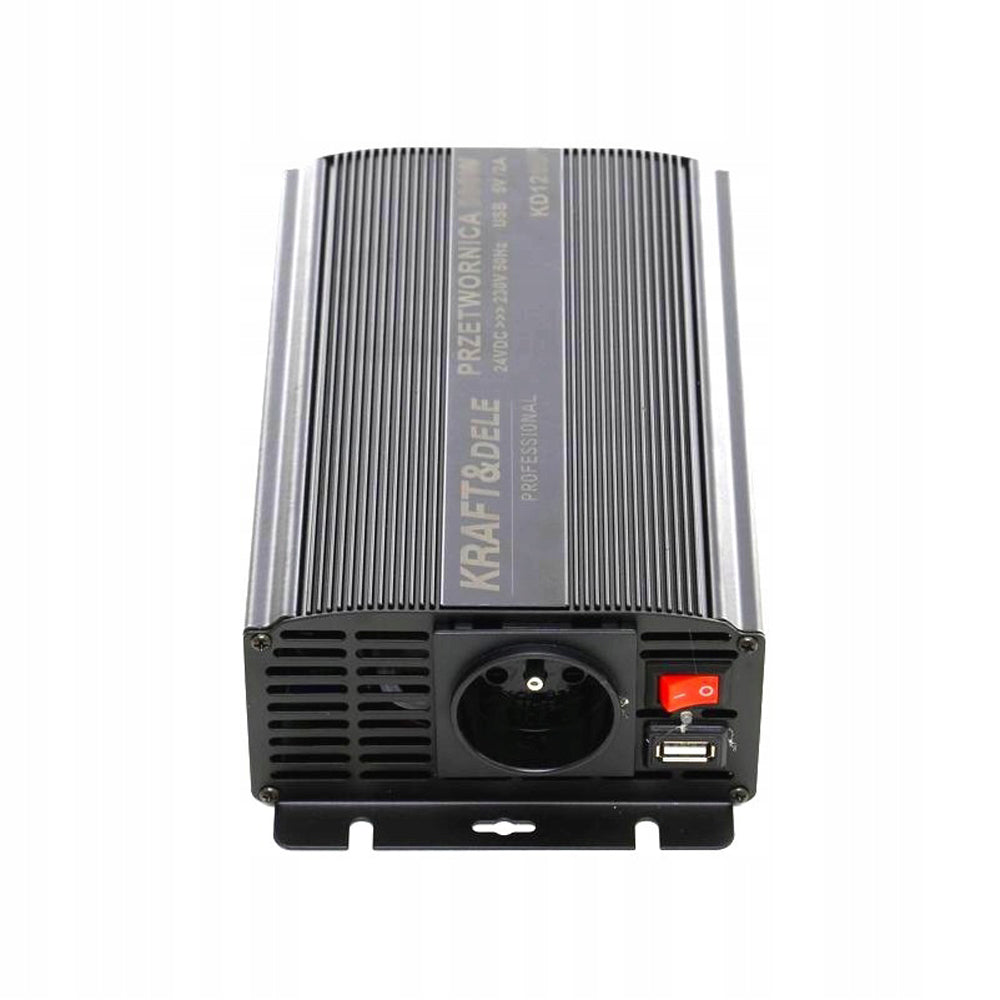 eGOSPODARi.ro Convertor curent electric de la 12V la 220V, compatibil baterie auto 12V, KRAFT Profi K1250, Poza5