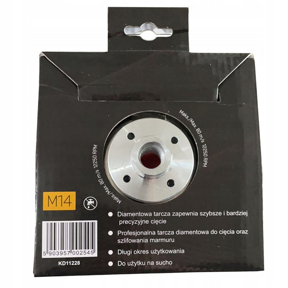 eGOSPODARi.ro Disc slefuire diamantat pentru muchii ascutite marmura, granit, placi ceramice, Diametru 125mm, KRAFT Profi K11228, Poza5