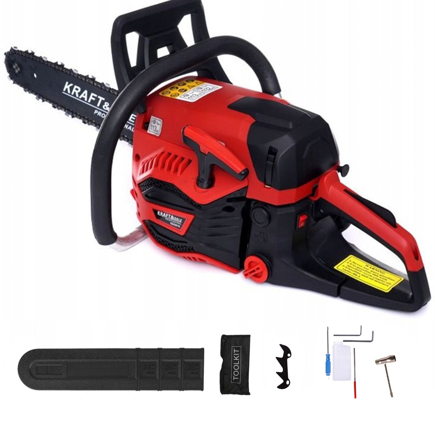 eGOSPODARi.ro Drujba pe benzina, 4.3CP, Lama 40cm, Accesorii incluse, KRAFT Profi K5010, Poza1