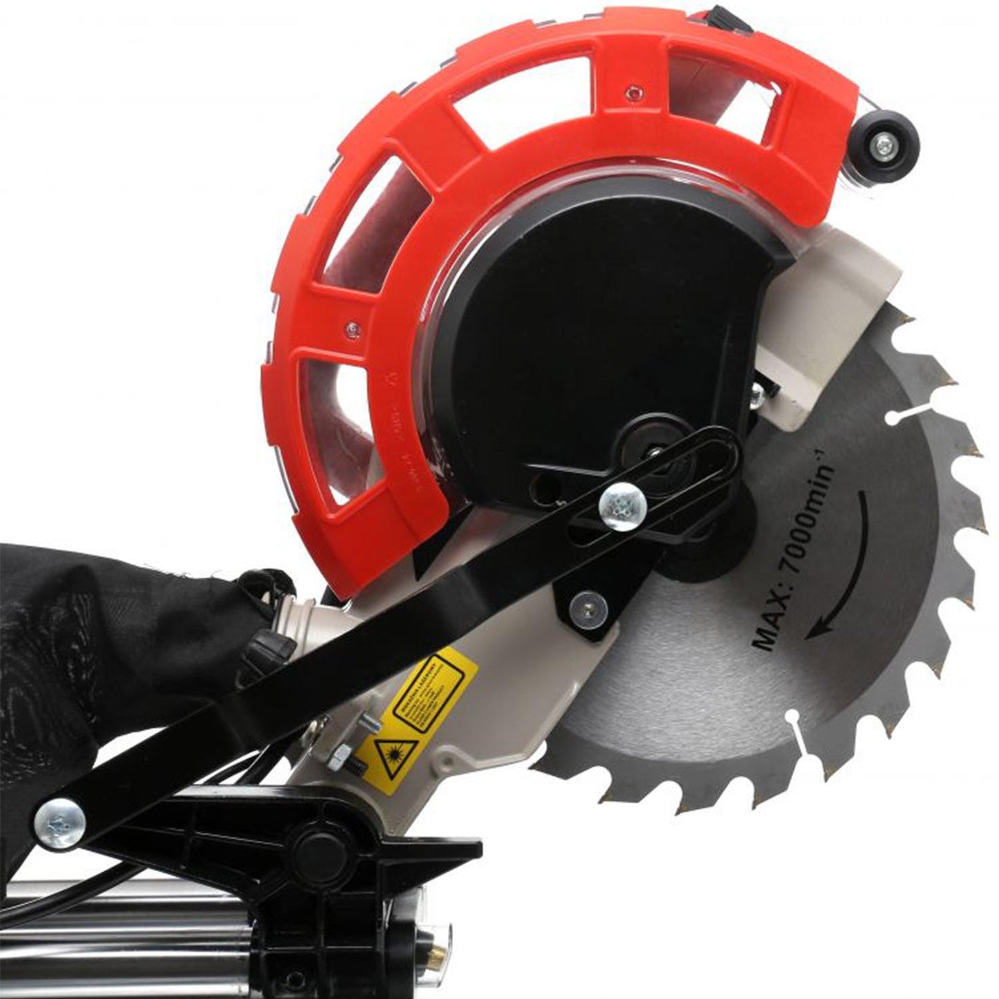 eGOSPODARi.ro Fierastrau circular pentru taiere in unghi, 2200W, 4700Rpm, KRAFT Profi K3011, Poza3