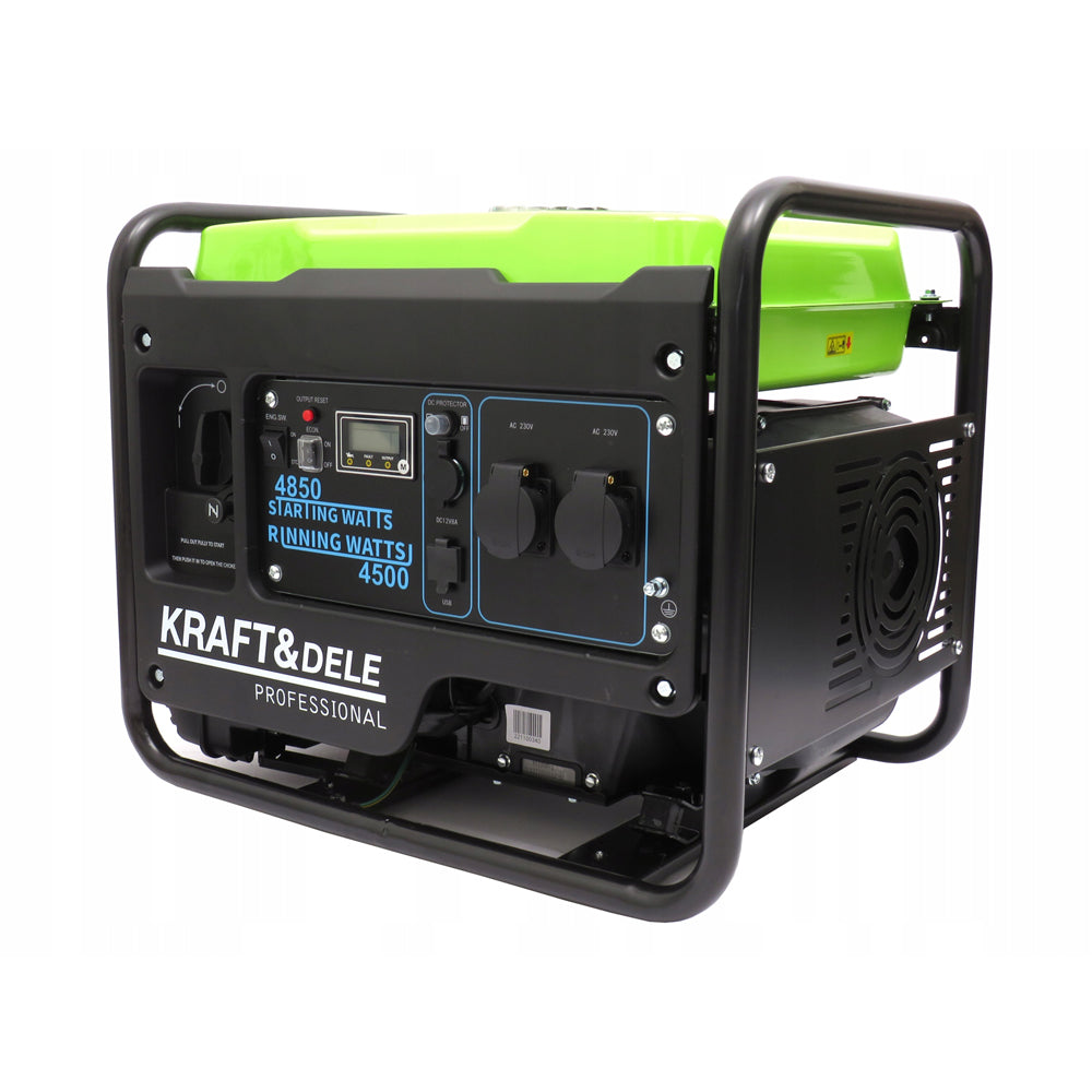 eGOSPODARi.ro Generator curent electric monofazic, motor pe benzina in 4 timpi, stabilizator tensiune (AVR), KRAFT Profi K688, Poza2