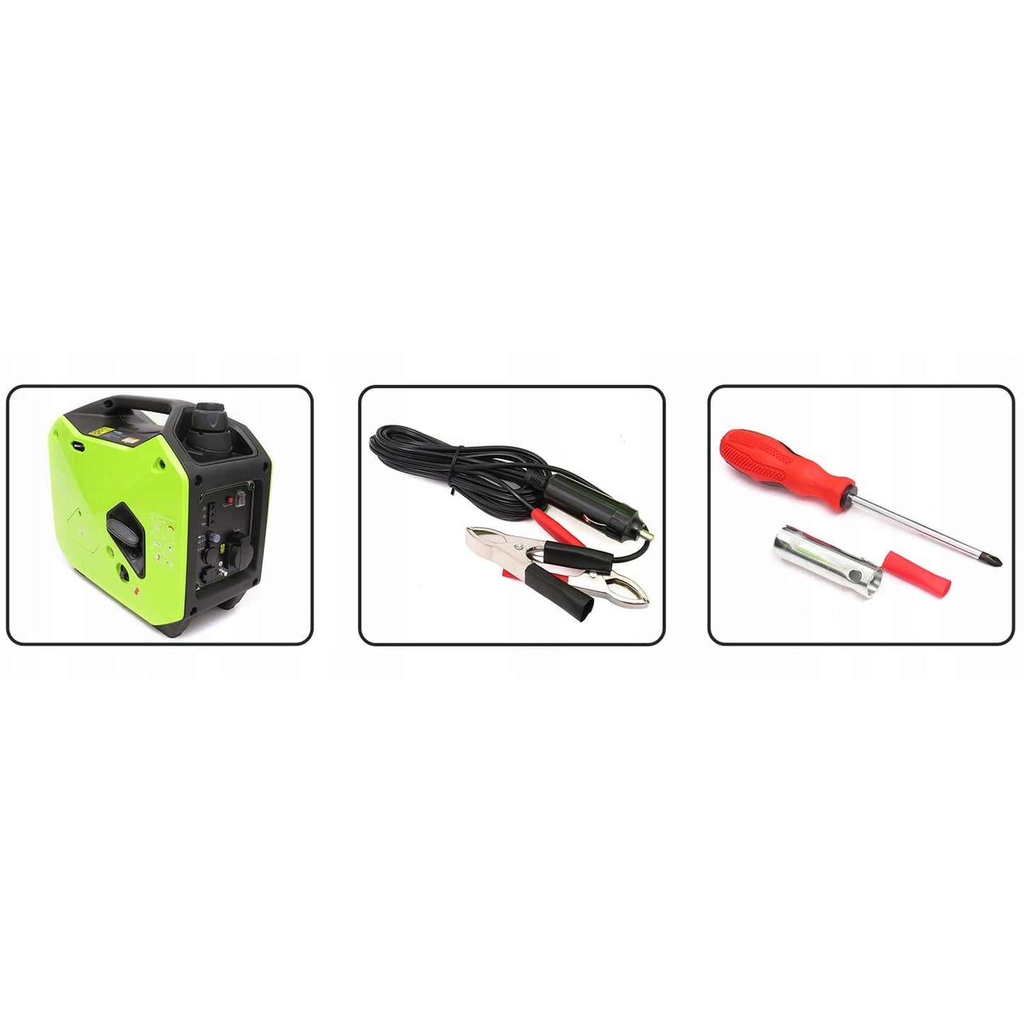 eGOSPODARi.ro Generator curent electric silentios, monofazic, pana la 2100W, stabilizator tensiune (AVR), KRAFT Profi K684, Poza14