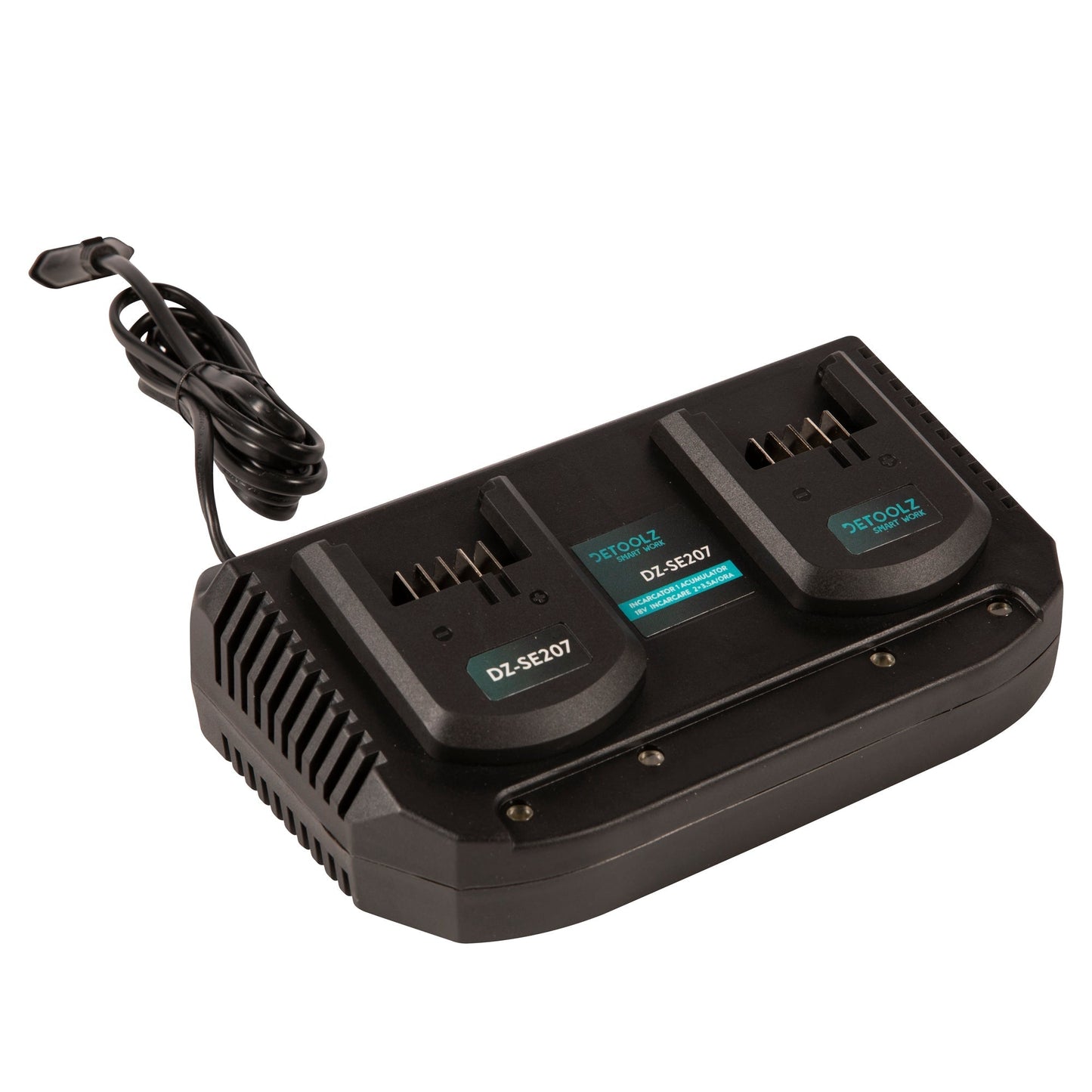 eGOSPODARi.ro % Incarcator dublu pentru acumulatori 207, 18V, timp maxim de incarcare 37-113min