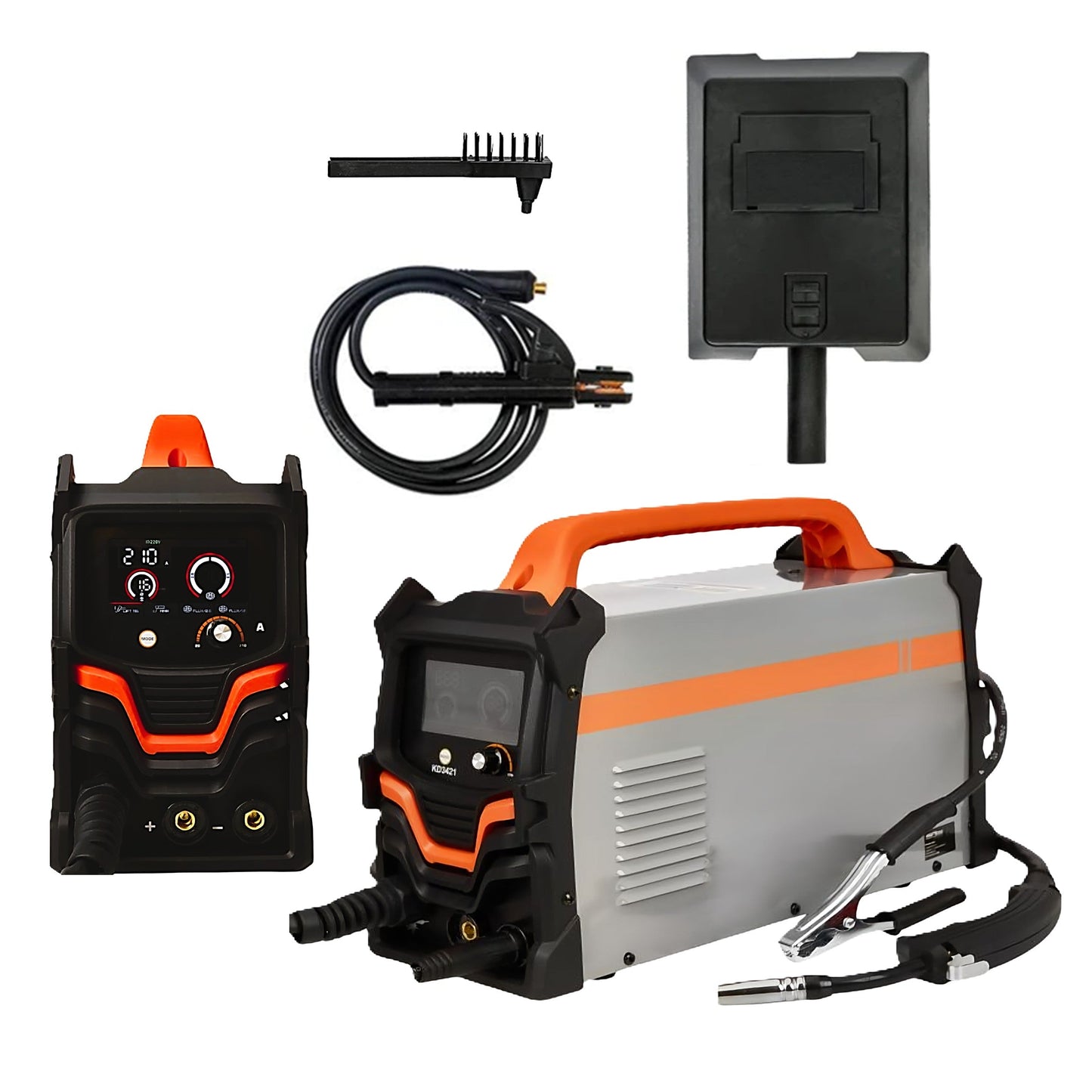 eGOSPODARi.ro-SET KRAFTMEN-ULTRA Aparat sudura MIG-MAG+MMA, K3421 Flux-220A, cu accesorii-1