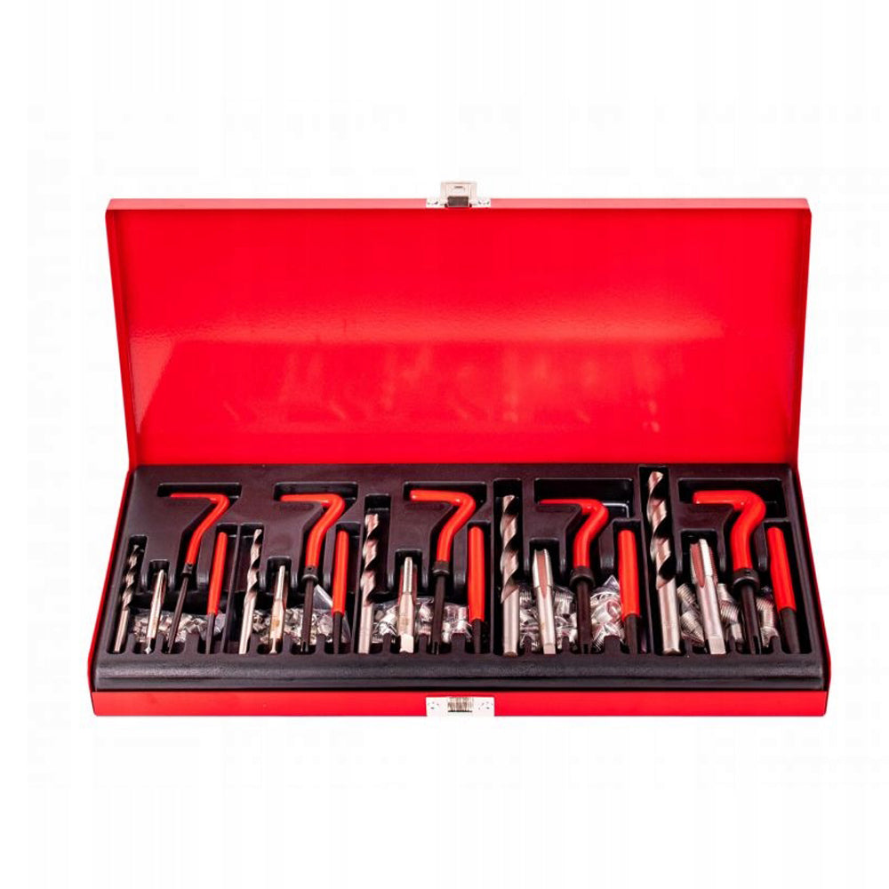 eGOSPODARi.ro Kit reparatii filete cu 131 elemente, valiza de transport inclusa, KRAFT Profi K10590, Poza2