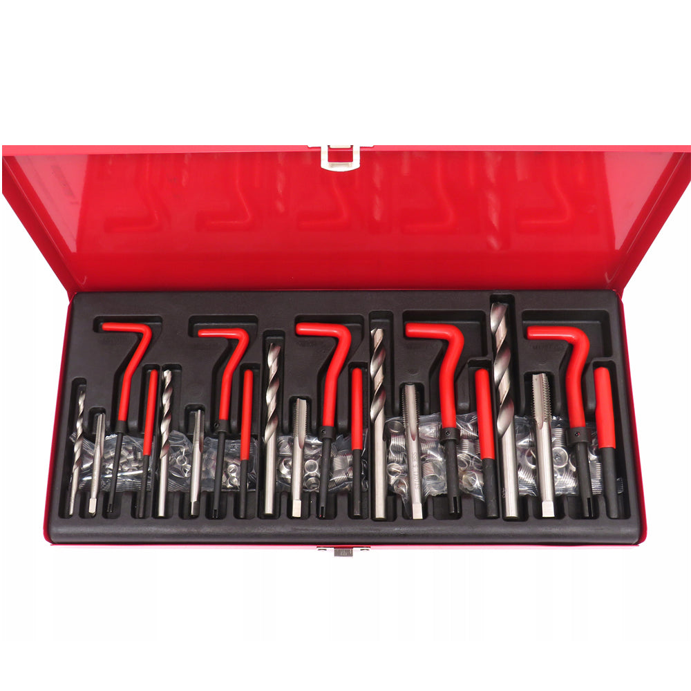 eGOSPODARi.ro Kit reparatii filete cu 131 elemente, valiza de transport inclusa, KRAFT Profi K10590, Poza4
