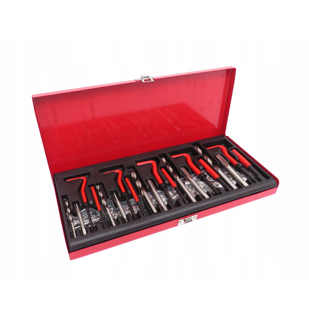 eGOSPODARi.ro Kit reparatii filete cu 131 elemente, valiza de transport inclusa, KRAFT Profi K10590, Poza12