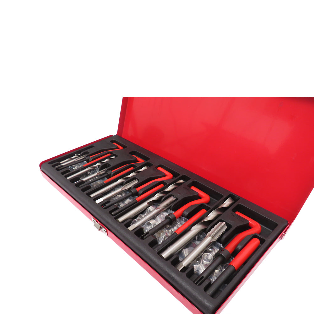 eGOSPODARi.ro Kit reparatii filete cu 131 elemente, valiza de transport inclusa, KRAFT Profi K10590, Poza5