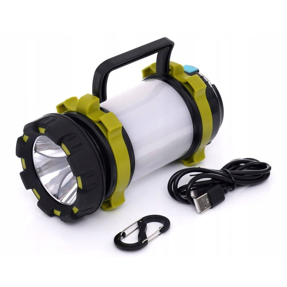 eGOSPODARi.ro Lanterna LED Alb-Rosu pentru camping, drumetii, pescuit, agricultura, acumulator 3000mAh, reincarcare prin USB, KRAFT Profi K1240, Poza3