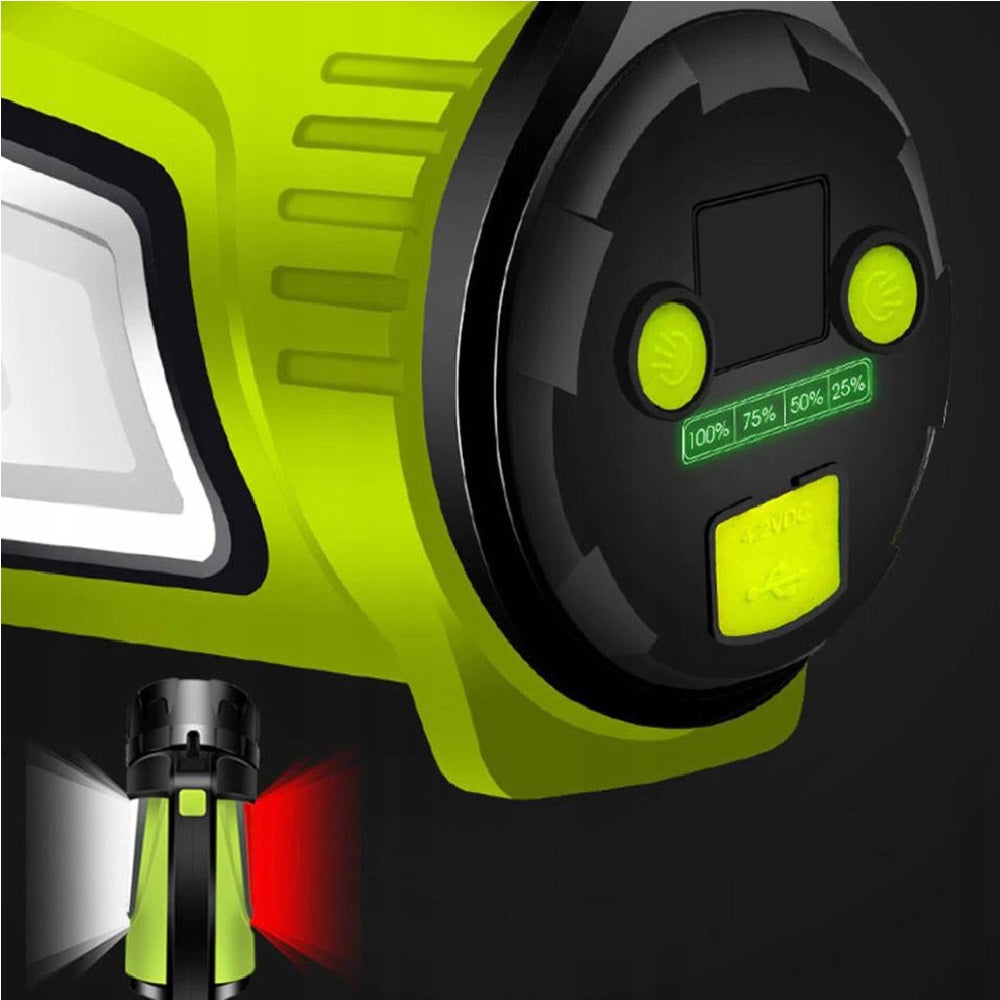 eGOSPODARi.ro Lanterna camping, pescuit, agricultura, cu acumulator 8000mAh reincarcabil prin USB, KRAFT Profi K1243, Poza8