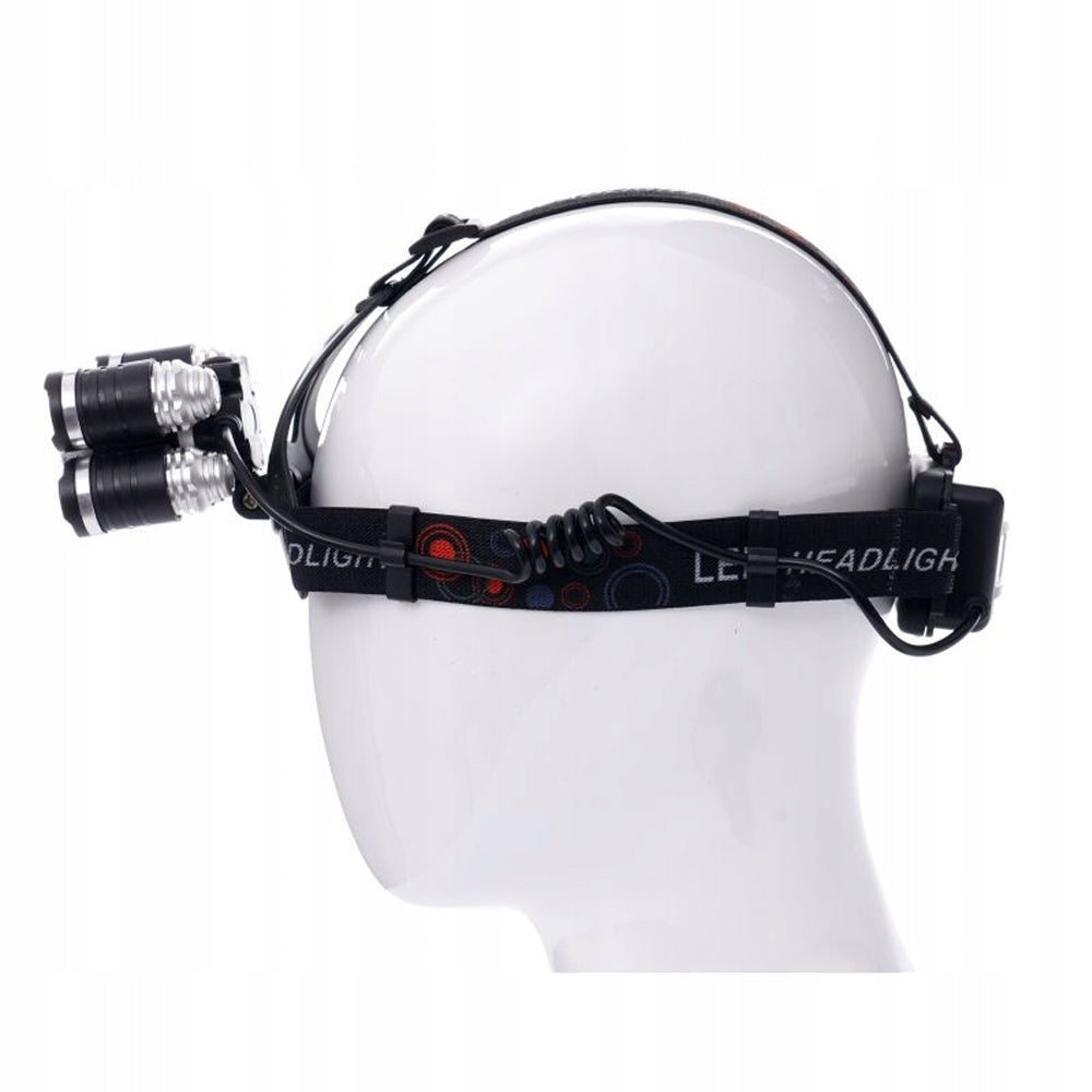 eGOSPODARi.ro Lanterna cu LED fixare pe cap, 5 LED, reglaje multiple, KRAFT Profi K1247, Poza3