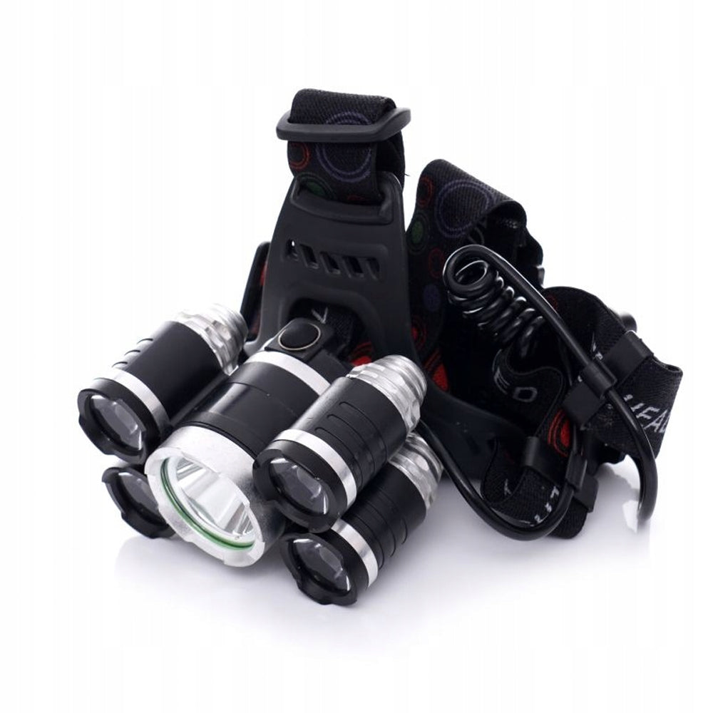 eGOSPODARi.ro Lanterna cu LED fixare pe cap, 5 LED, reglaje multiple, KRAFT Profi K1247, Poza11