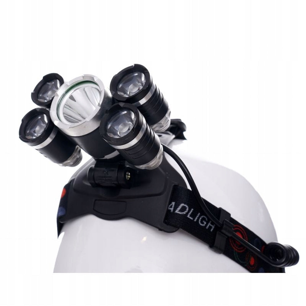 eGOSPODARi.ro Lanterna cu LED fixare pe cap, 5 LED, reglaje multiple, KRAFT Profi K1247, Poza8
