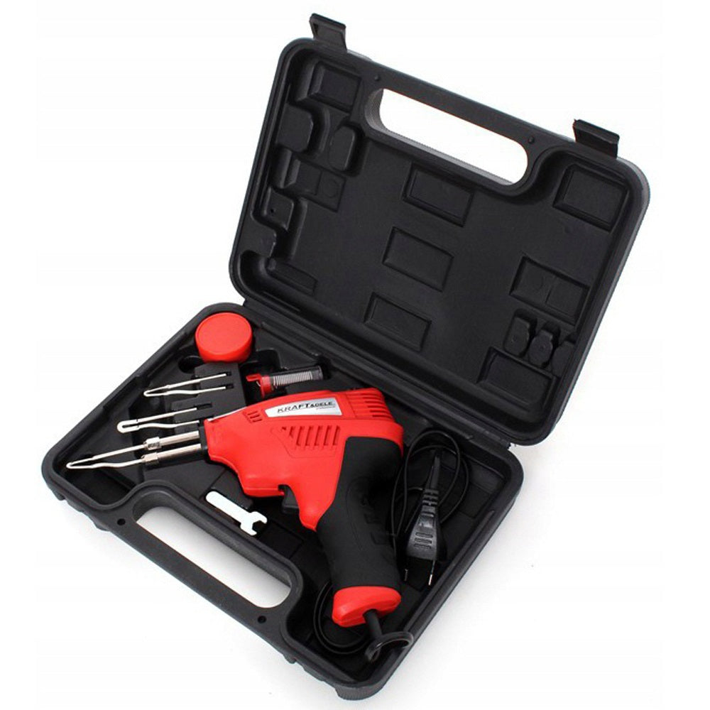 eGOSPODARi.ro Letcon (pistol lipit electronisti) 200W, pentru fludor lipiri electronice, KRAFT Profi K1504, Poza14