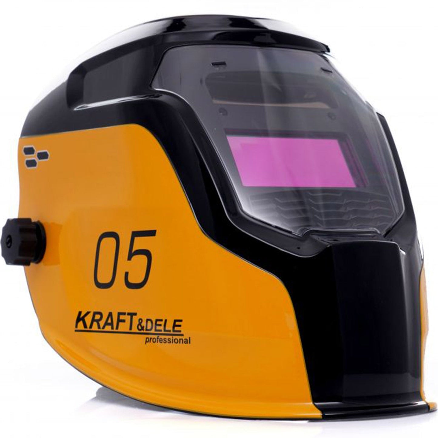 eGOSPODARi.ro Masca de sudura automata reglabila, YELLOW, cu autointunecare, KRAFT Profi K890, Poza3