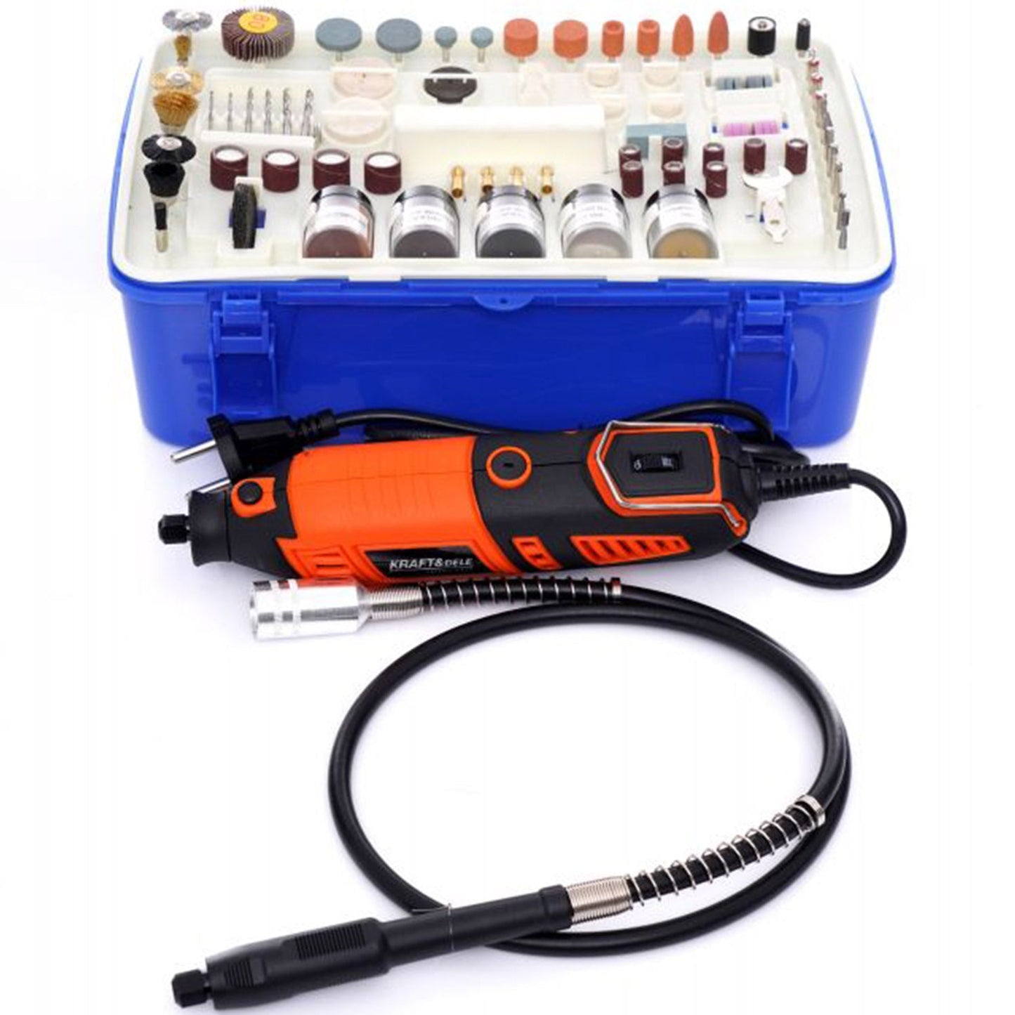 eGOSPODARi.ro Masina de gravat cu 218 elemente, 270W, 32500RPM, KRAFT Profi K10751, Poza1
