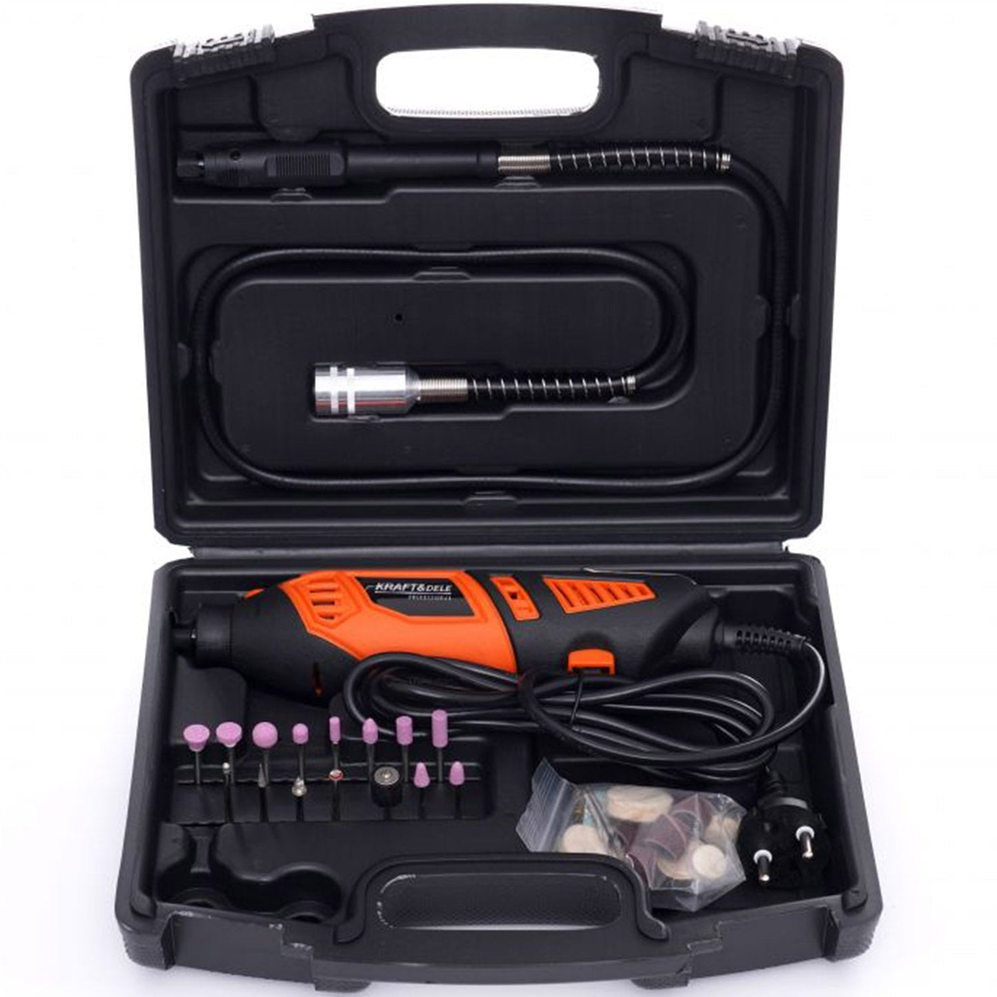eGOSPODARi.ro Masina de gravat cu 40 elemente, 270W, 35000RPM, KRAFT Profi K10750, Poza1