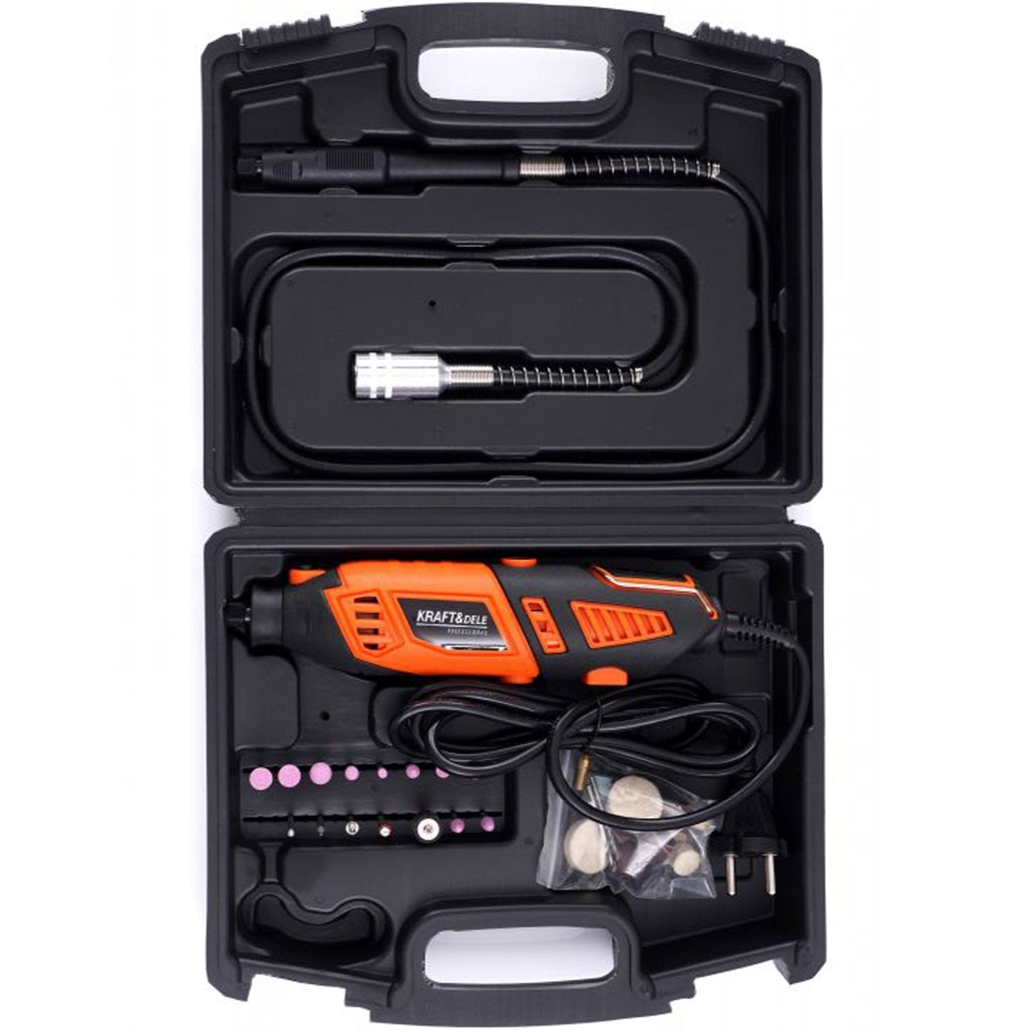 eGOSPODARi.ro Masina de gravat cu 40 elemente, 270W, 35000RPM, KRAFT Profi K10750, Poza9