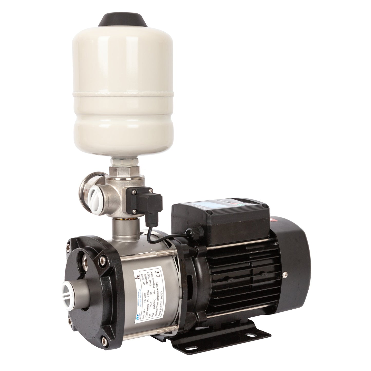 eGOSPODARi.ro % Mini hidrofor AquaTechnica, 8L, 1 Kw, 33.3l/min, H refulare 54m