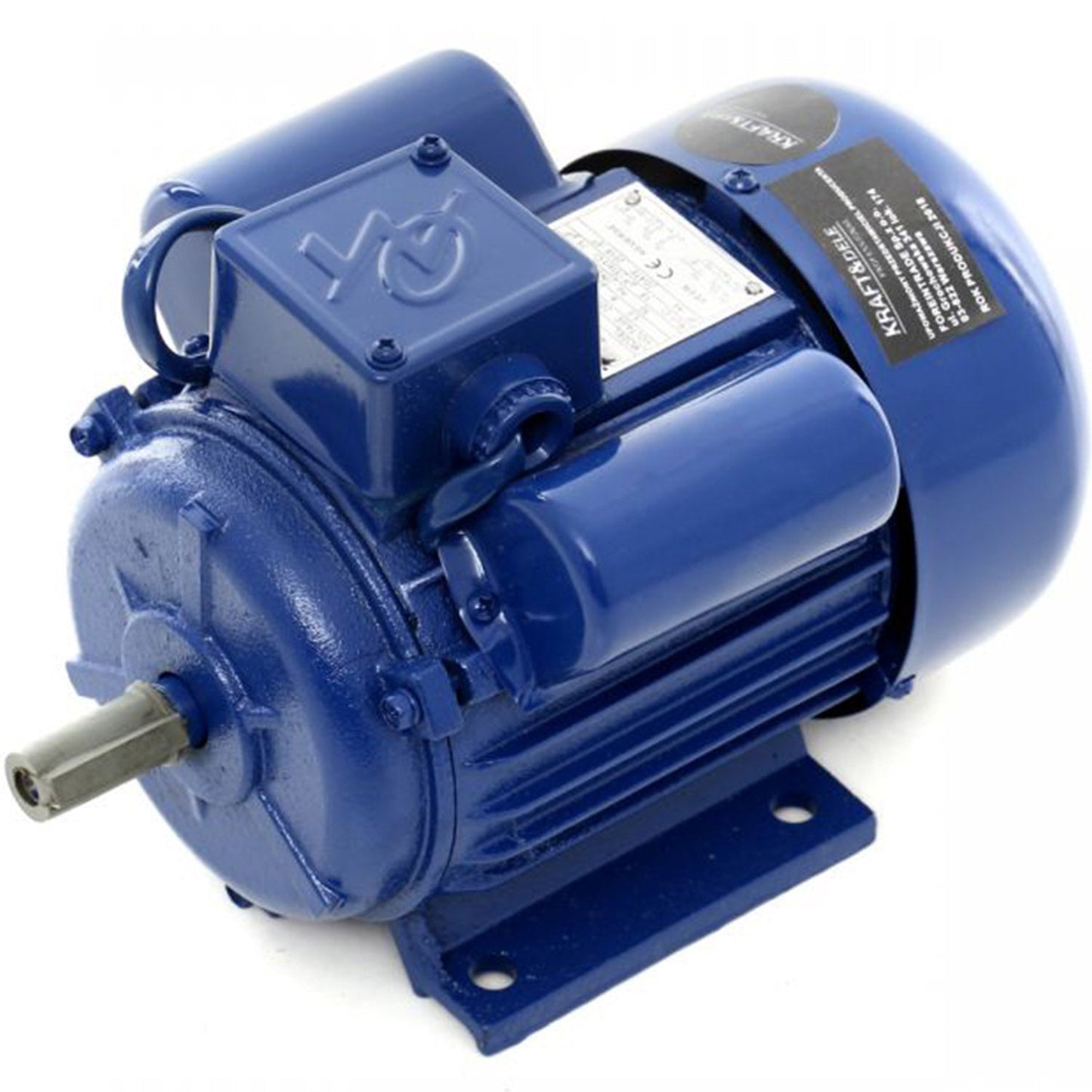 eGOSPODARi.ro Motor electric monofazat 1.1KW, 2810RPM, carcasa fonta, KRAFT Profi K1800, Poza1