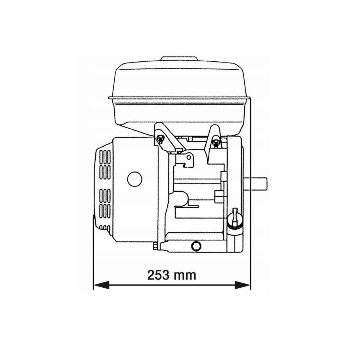 eGOSPODARi.ro % Motor motocultor / uz general AP GX160 168F , 6.5CP, 4 timpi, ax cilindric 20mm