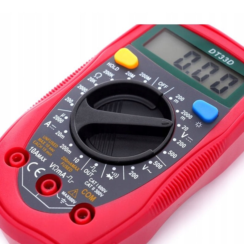 eGOSPODARi.ro Multimetru digital universal electricieni, protectie din cauciuc siliconat KRAFT Profi K11403, Poza6