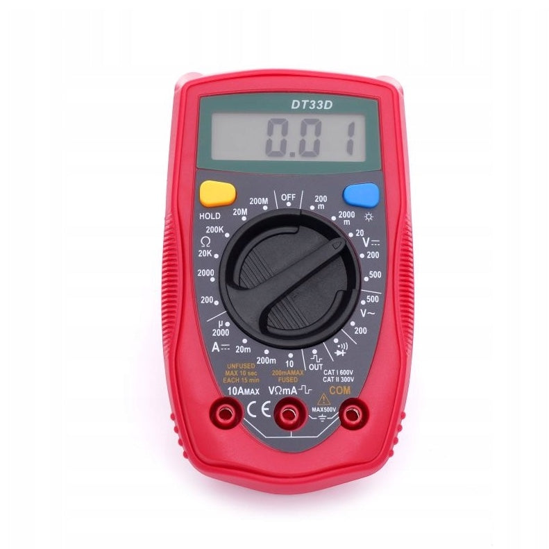 eGOSPODARi.ro Multimetru digital universal electricieni, protectie din cauciuc siliconat KRAFT Profi K11403, Poza3
