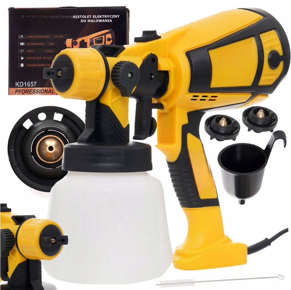 eGOSPODARi.ro Pistol de vopsit electric, motor 650W, duza 2.5mm, KRAFT Profi K1657, Poza7