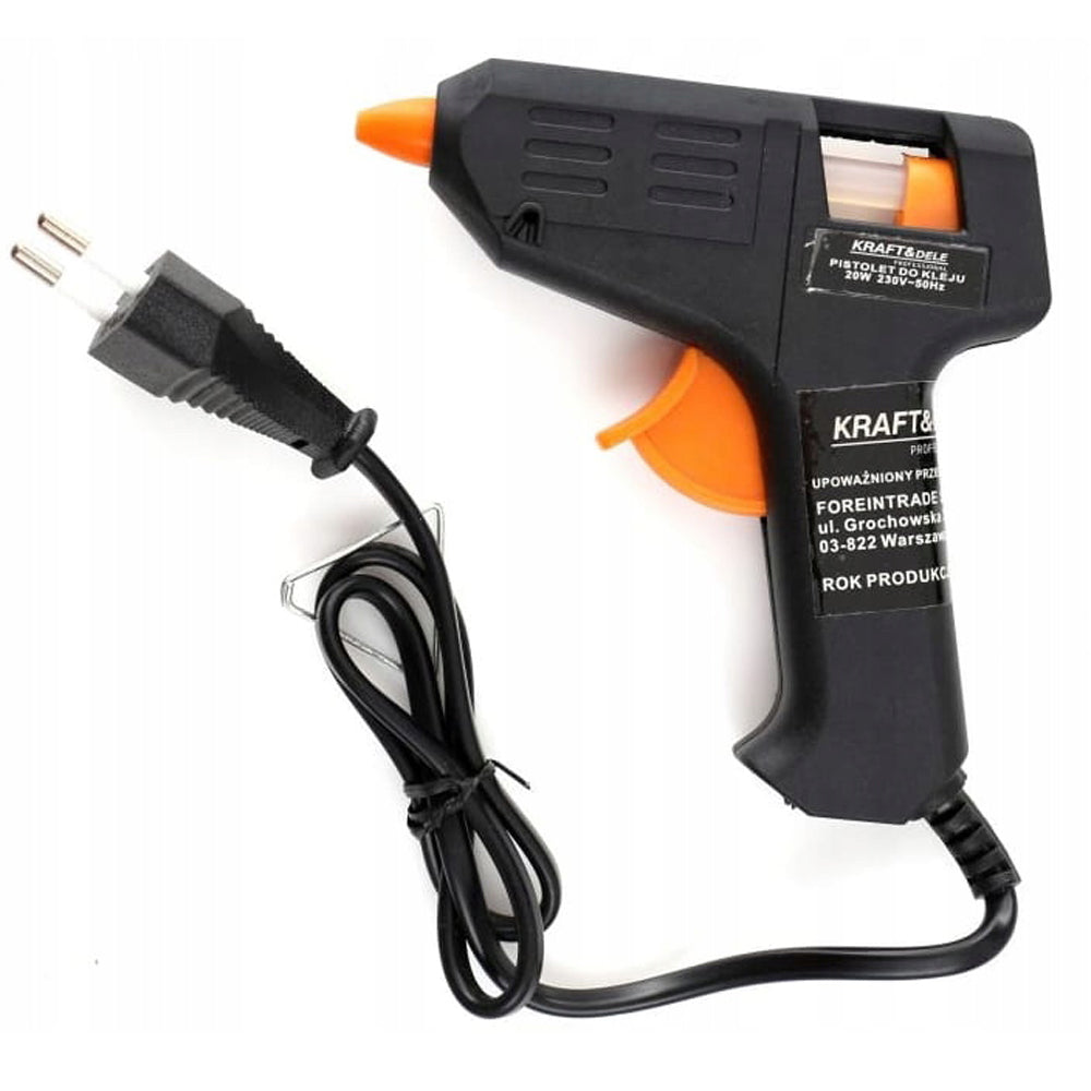 eGOSPODARi.ro Pistol electric de lipit la cald, putere 20W, include 7 batoane de silicon, KRAFT Profi K10351, Poza3