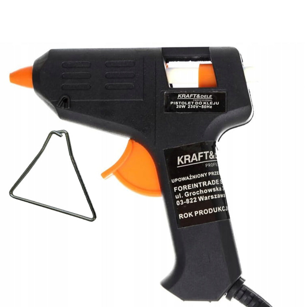 eGOSPODARi.ro Pistol electric de lipit la cald, putere 20W, include 7 batoane de silicon, KRAFT Profi K10351, Poza2