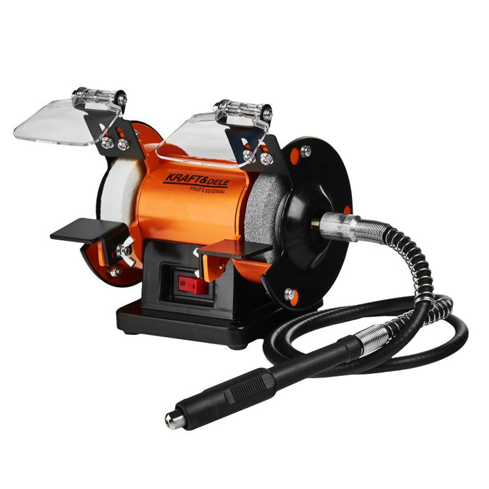 eGOSPODARi.ro Polizor de banc 250W, 2850RPM, pentru disc 75mm, KRAFT Profi K567, Poza1