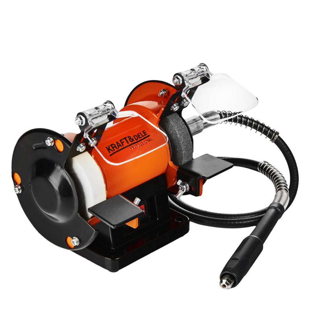 eGOSPODARi.ro Polizor de banc 250W, 2850RPM, pentru disc 75mm, KRAFT Profi K567, Poza3